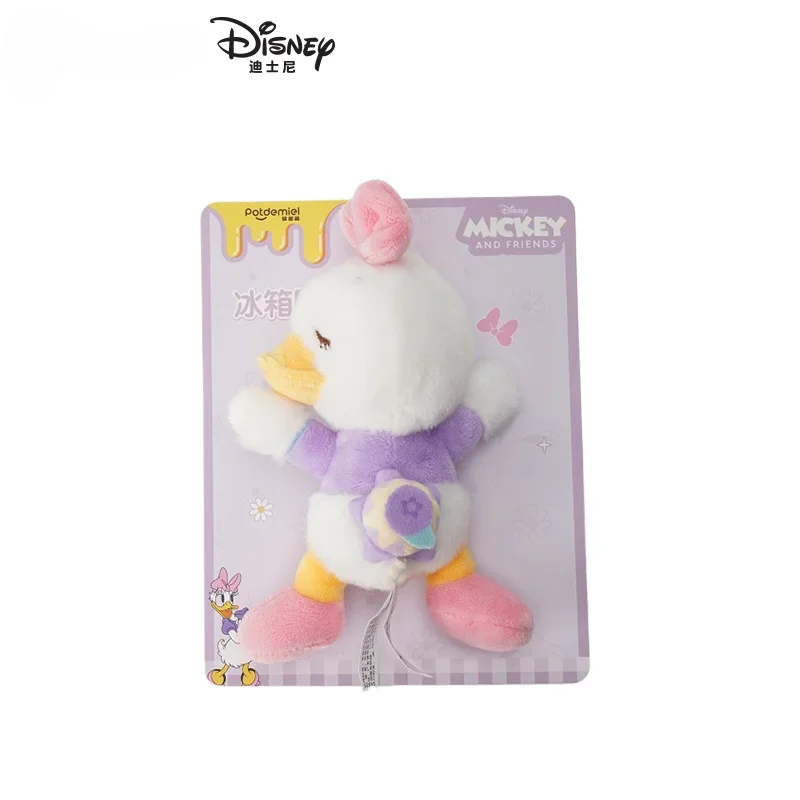 Disney Lotso Donald Duck Refrigerator Magnet Decorative Cartoon Creative Plush Magnetic Attraction Refrigerator Magnet Doll Gift