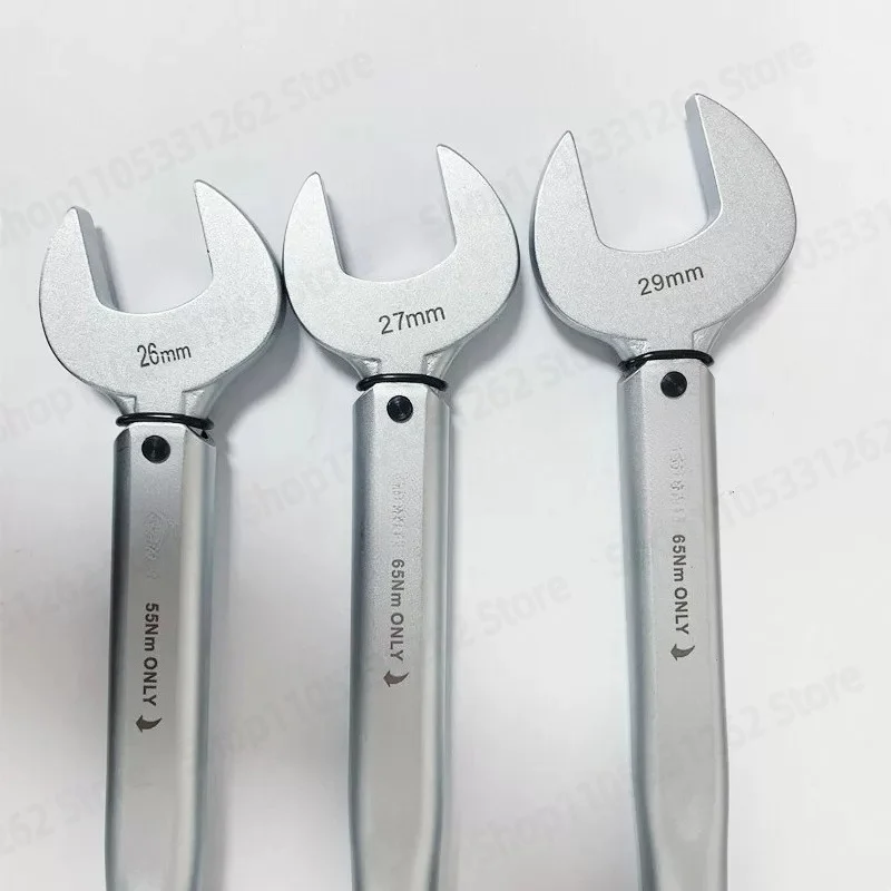 17、22、24、26、27、29mm Fixed Torque Wrench, Single Size Non-adjustable Preset Torque Tool for Automotive Repair