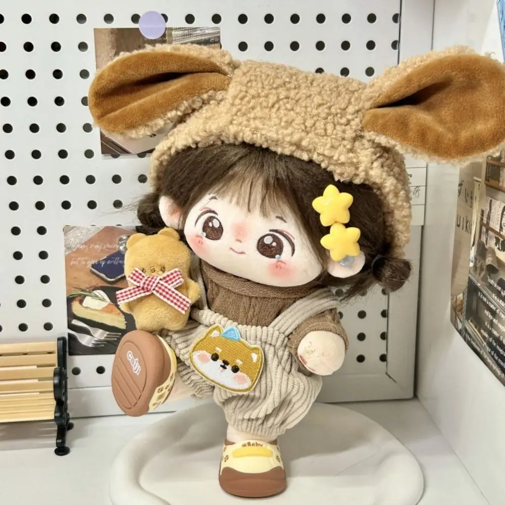 

Clothes Onesuit 20cm Cotton Clothes Dress Winter Outfit Head Cover Lovely Dress Up Set 20cm Cotton