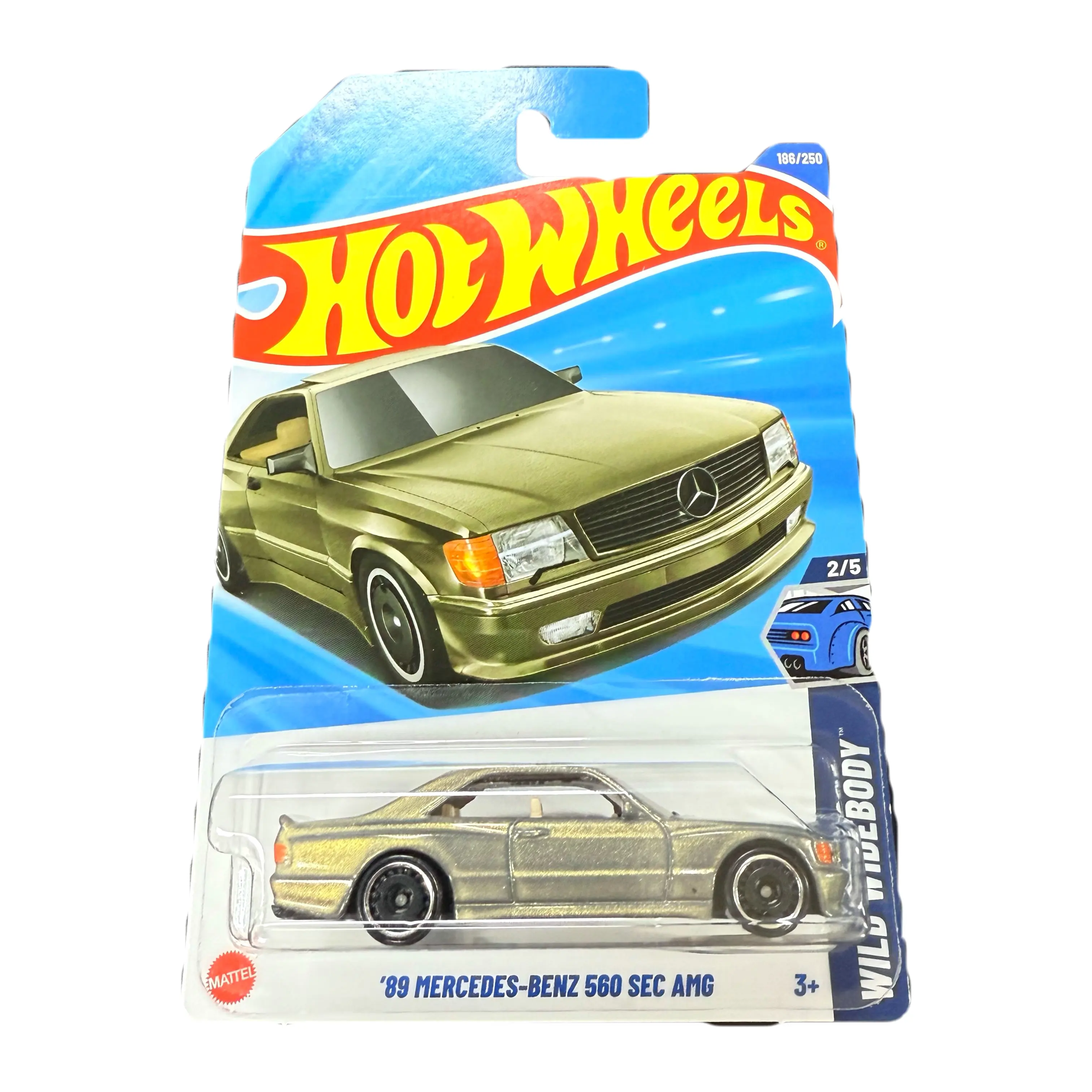 

2025-186 Hot Wheels Cars 89 Mercedes-Benz 560 сек AMG 1/64 Коллекция металлических литых моделей игрушечных транспортных средств