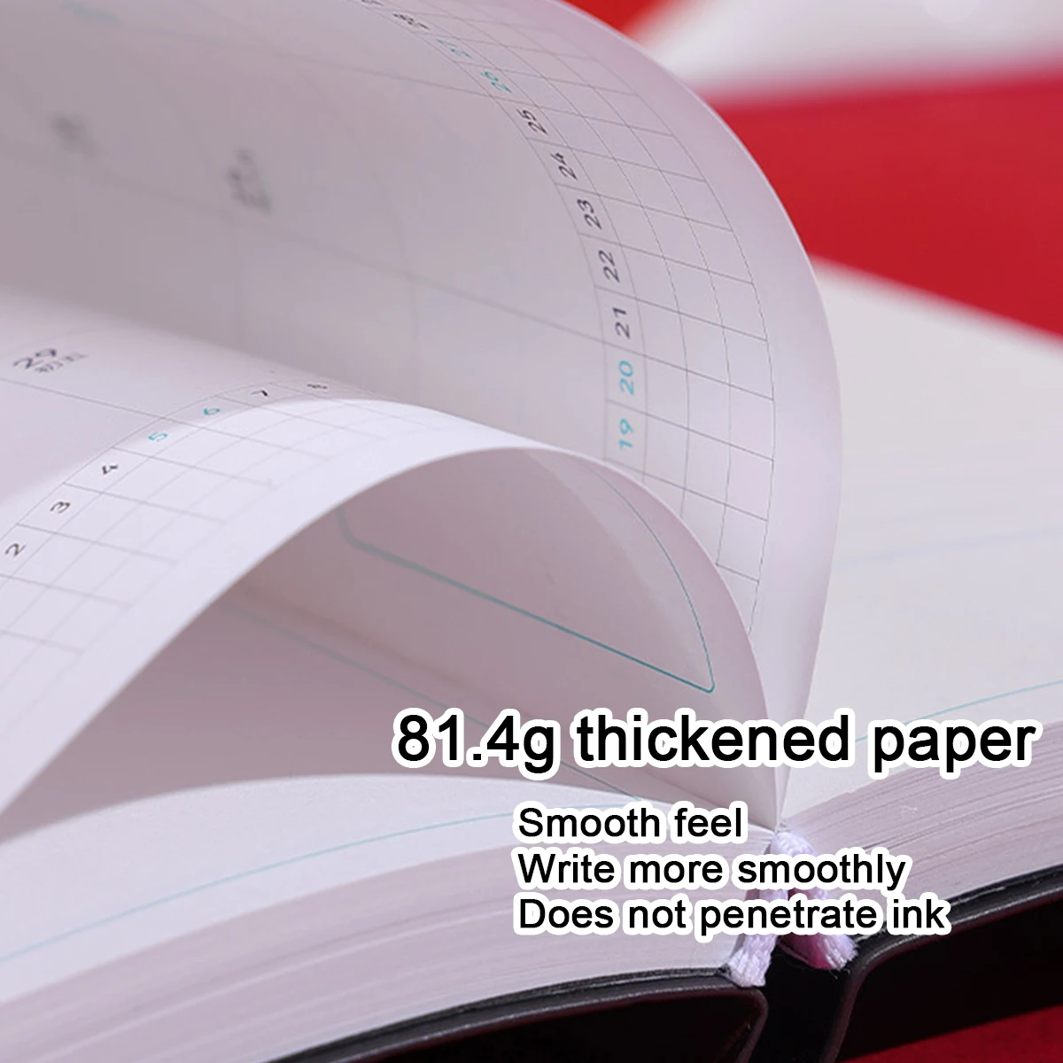 (Can Engrave Logo) A5 Leather 2025 Business Schedule, Student Daily Planner, 365-day Record Book, Notepad, Memo, 176 Sheets