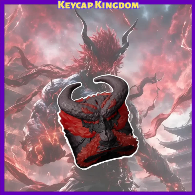 

Burning Beast Flame Collapse Beast Anime Theme Keycaps Mechanical Key Resin PC Game Keyboard Collection Gifts Custom Keycaps