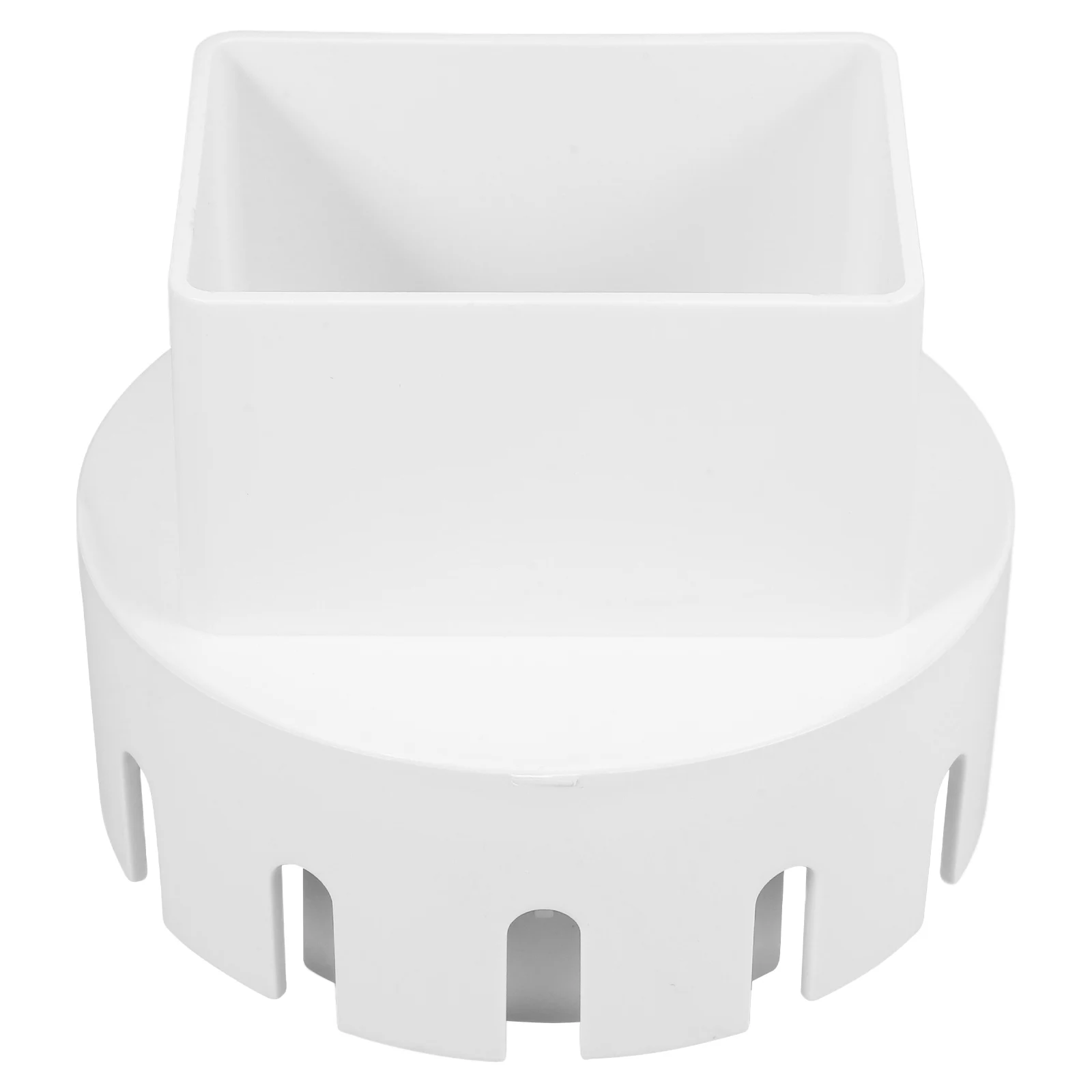 

Durable Plastic Rain Gutter Downspout Connector Pipe Adapter For Rainwater Drain System Strong Lightweight Replacement Connector