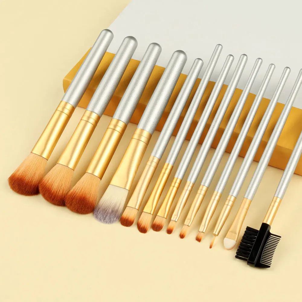 13PCS Makeup Brushes Set Soft Fluffy Eye Shadow Foundation Blush Powder Concealers Female Cosmetics Beauty Tools  Travel Kit