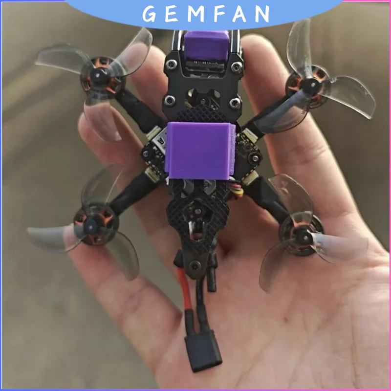 

Gemfan 2023S 3-лопастной 2-дюймовый пропеллер FPV, 4 пары монтажных отверстий 1,5 мм для 1105 5500KV, микродронов, прочный, гибкий