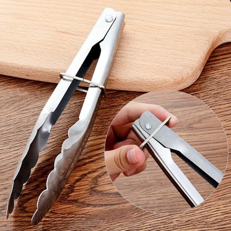 Stainless Kitchen Food Tongs 4