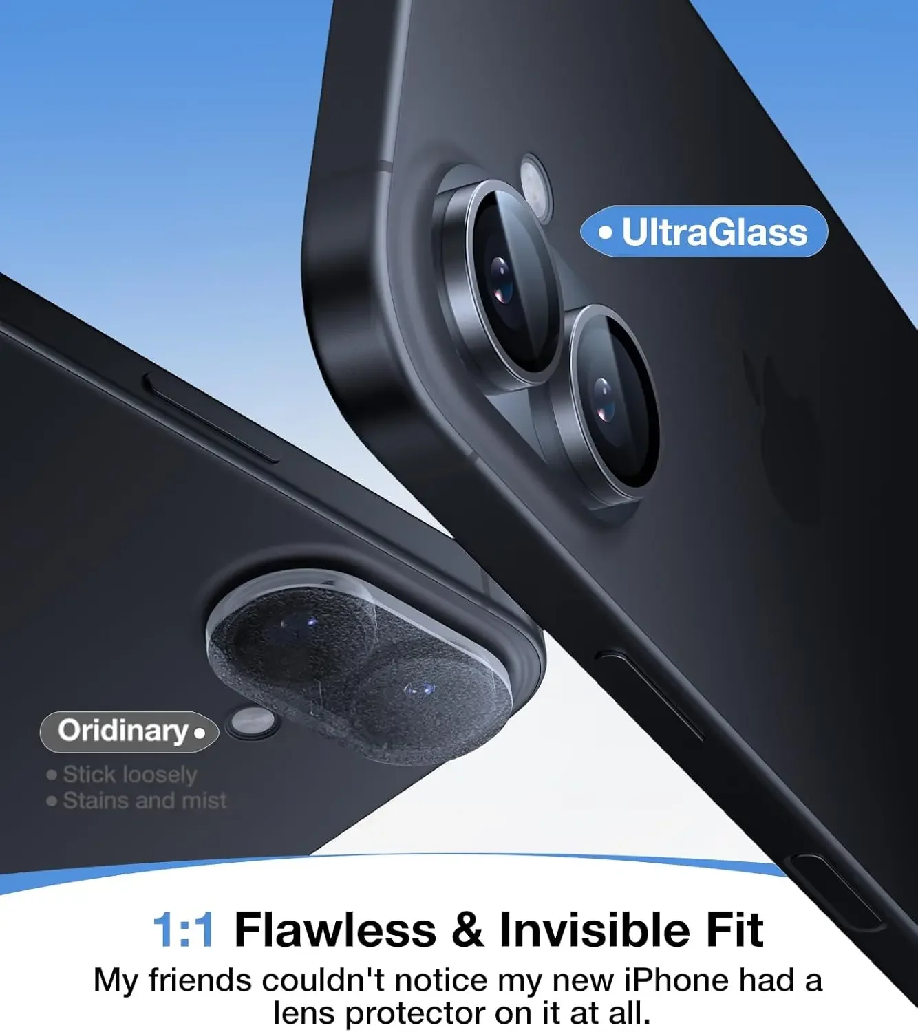 1-3 uds para Apple IPhone 17 Color Original cámara trasera película protectora de vidrio templado negro plata luz púrpura azul verde