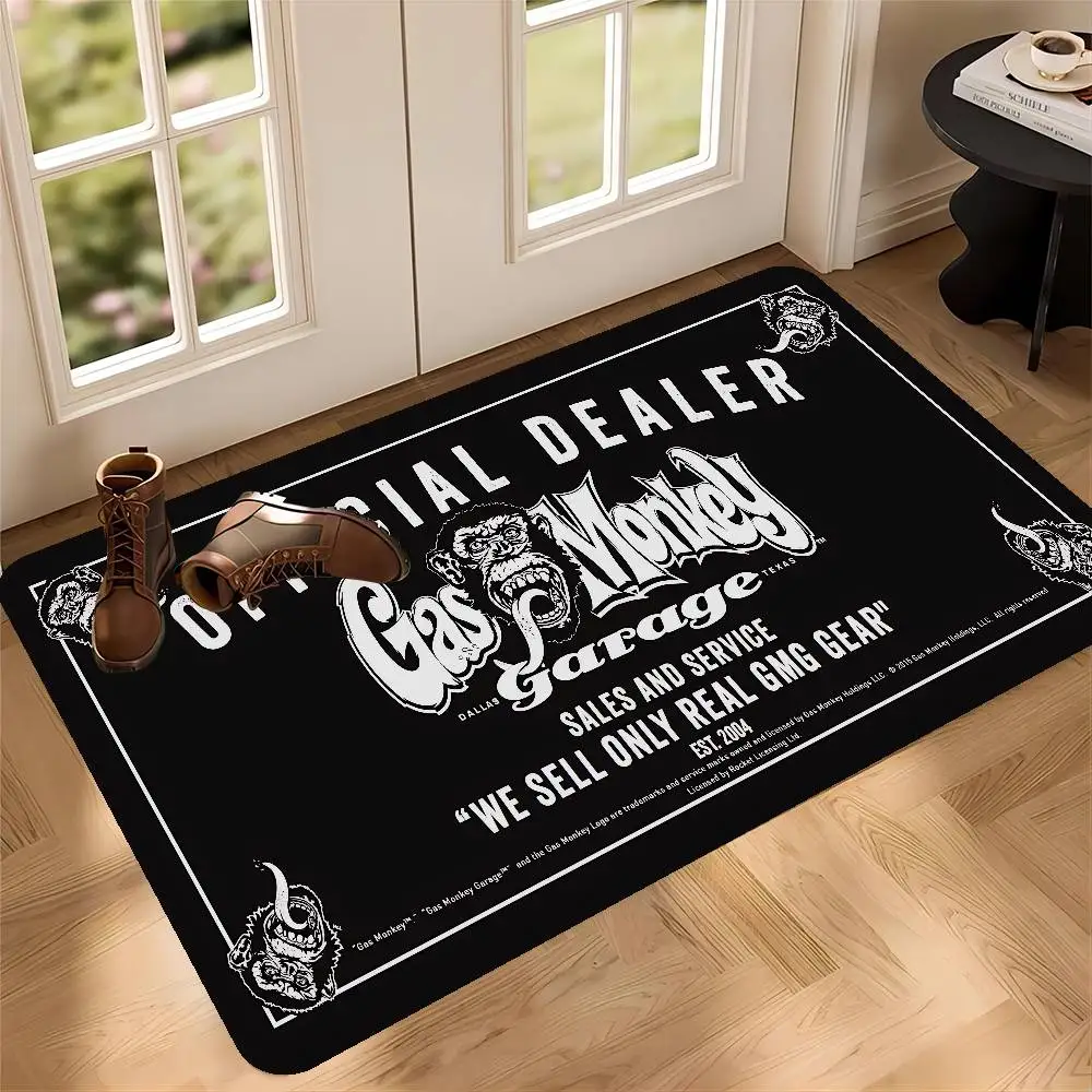 G-Gas MonkeyS Entrance Door Mat Washable Non-Slip Living Room Sofa Chairs Area Mat Kitchen Welcome Doormat