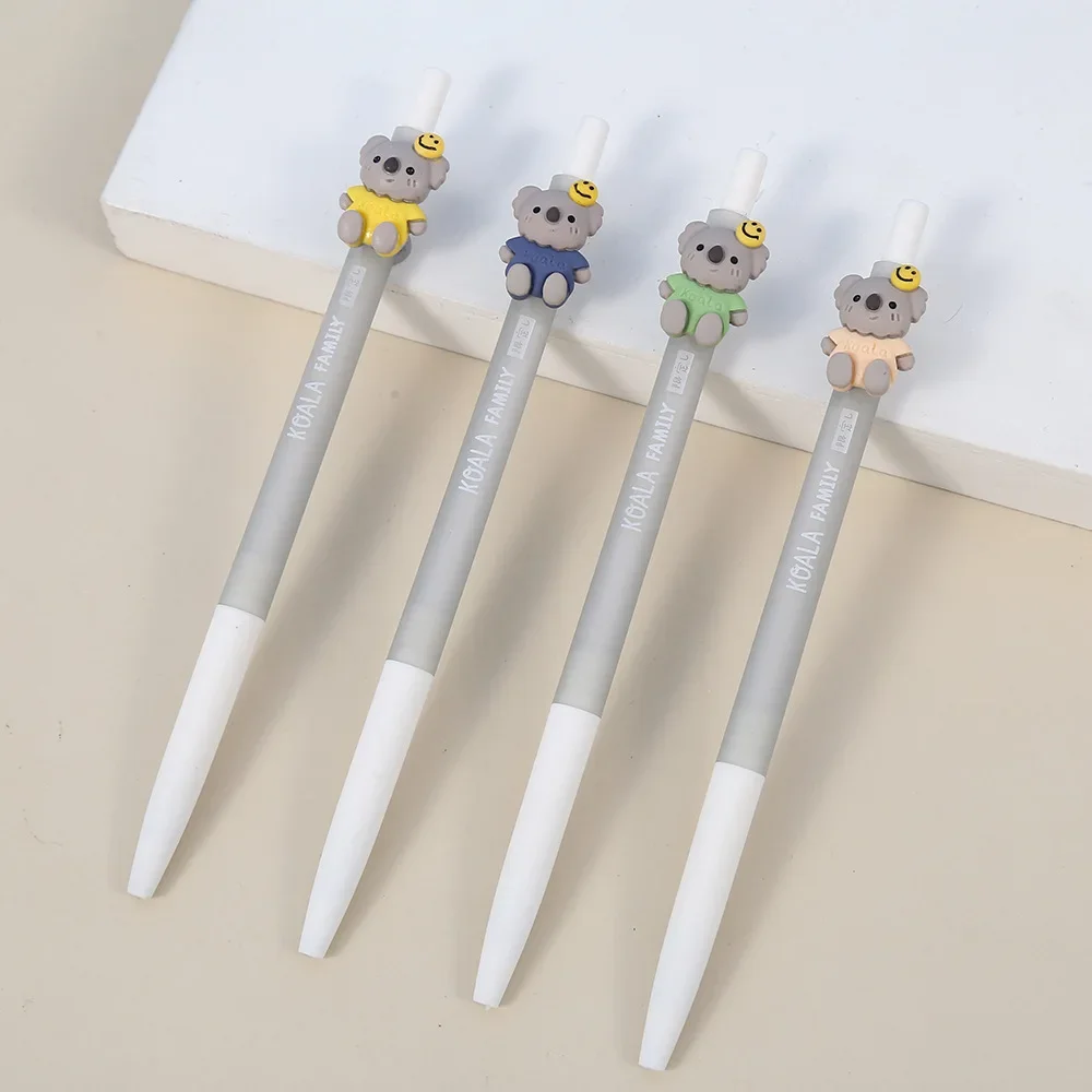36PCS Cartoon Koala Modelling Rollerball Pen Online Celebrity Creative Stationery Wholesale Student Exam 0.5 Rollerball Pen