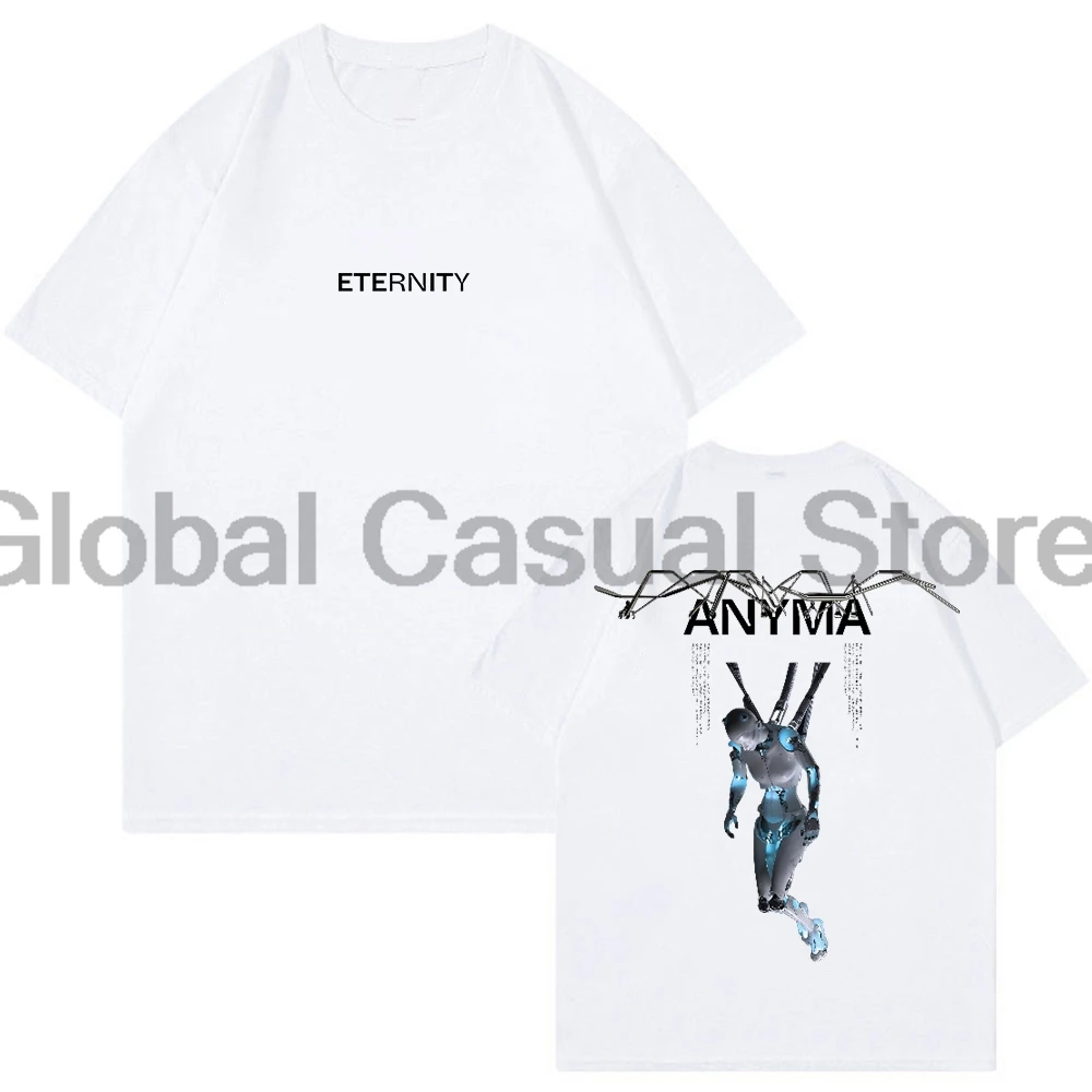 Anyma Eternity T-shirt Unisex Crewneck Short Sleeve Tee Women Men Streetwear Tops Fashion Clothes