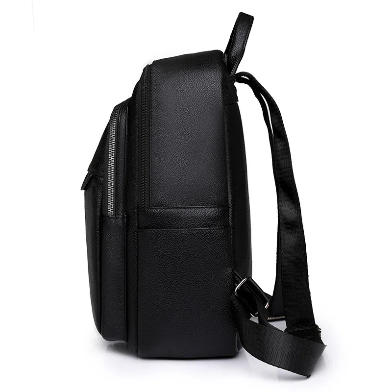 Damestas Hoge Kwaliteit Bagpack All Match Female Pu Lederen Korte Afstand Reispakketten Eenvoudige Duurzame Schooltas Voor Tieners