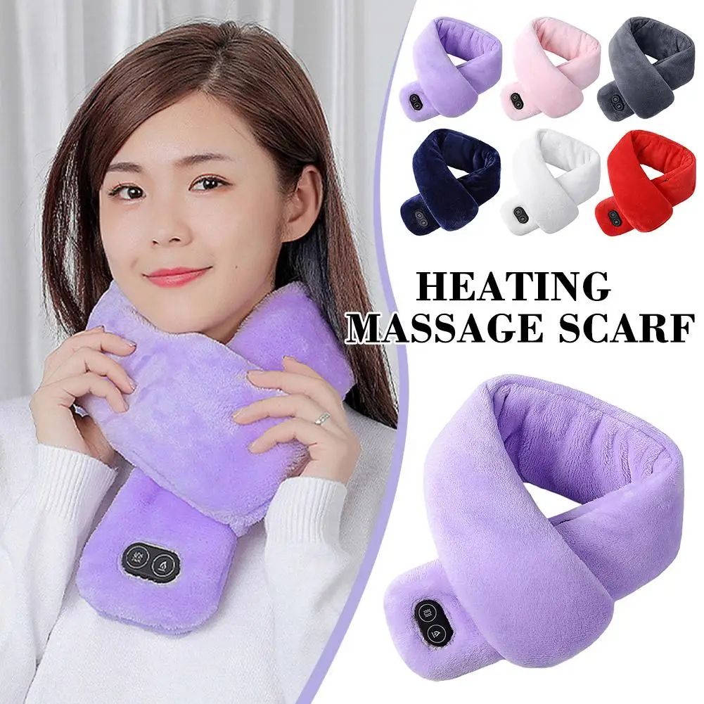 الرقبة والكتف تدليك شال التدفئة العجن تدليك عميق رئيس قابل للتعديل يمكن ارتداؤها تدليك العضلات الاسترخاء مدلك D2Q4 #3