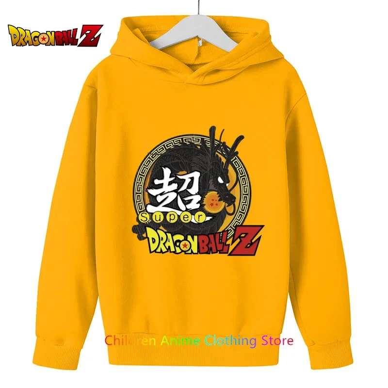 

2023 Year Children Dragon Ball Anime Sweatshirts For Boy Long Sleeve Boy Top Kids Spring Fall Clothes 4-14 age Goku Hoodie