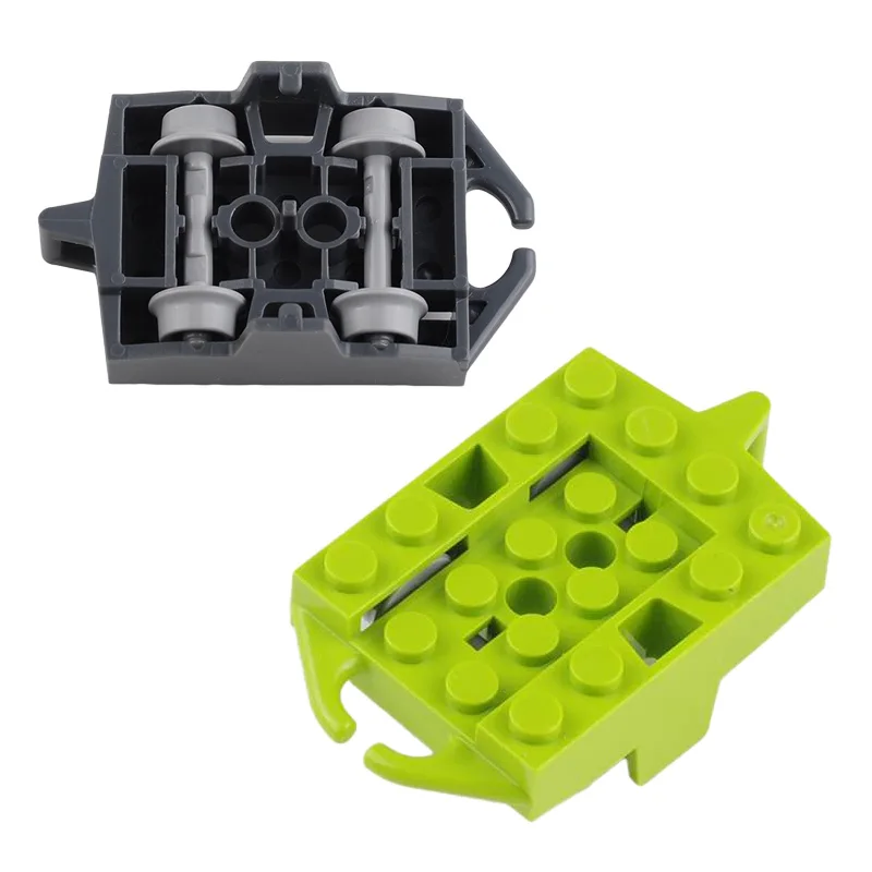 السفينة الدوارة سلسلة اللبنات هيكل السكك الحديدية القوس المنحدر السكك الحديدية المستقيمة الأجزاء الفنية لتقوم بها بنفسك ألعاب أطفال ليجو تكنولوجيك