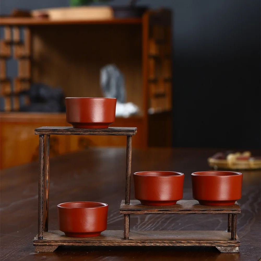 45cc 65cc Antique Purple Clay Tea Cup Chinese Portable Master Cup Household Tea Accessories Traditional Zisha Small Tea Bowl