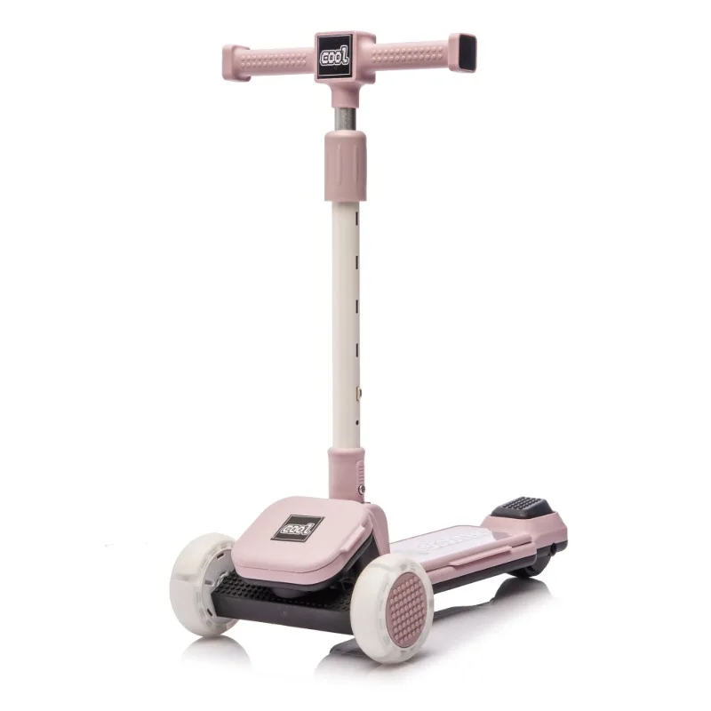scooter infantil de três rodas com blocos de construção e freio de um clique, adequado para crianças de 3 a 9 anos