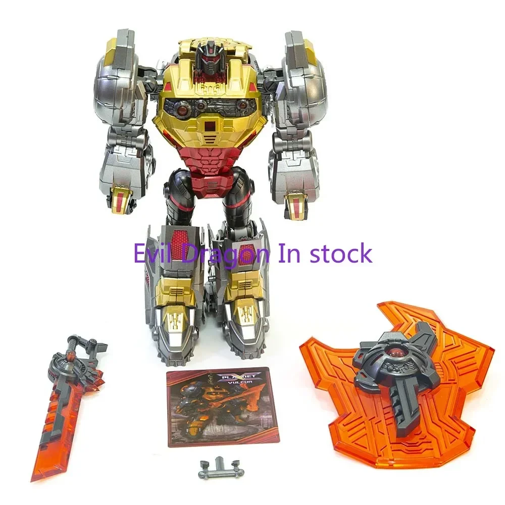 In Stock Transformation Toys Planet X PX-06C Dinosaur Robot Hephaestus Grimlock Metal Version PX 06C Grimlock Action Figure Gift