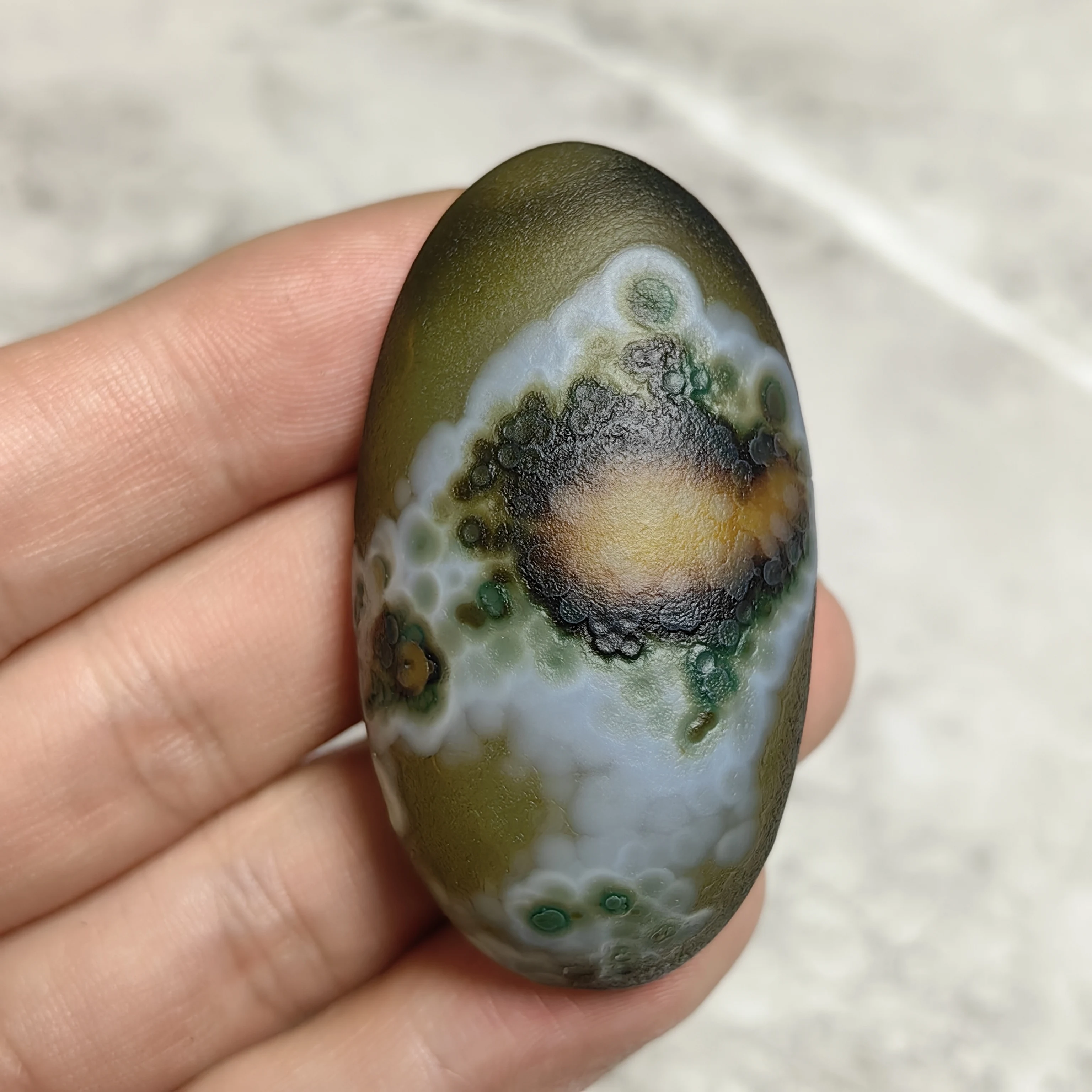 Unprocessed Pure Natural Divine Eyes Agate Rough Stone Jewelry DIY Decoration Good Luck Attract Wealth Stress Relief Energy Work