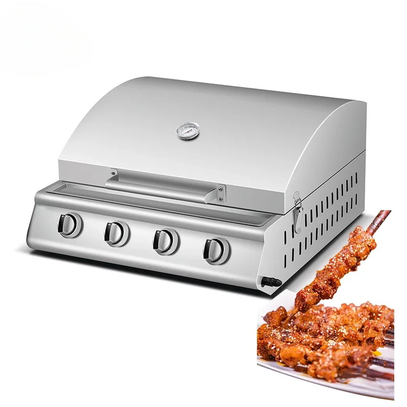 2021 New Designed Outdoor Barbecue BBQ Grill Machine 304 Stainless Steel Cold Rolled Steel People Everyday Support 3-5