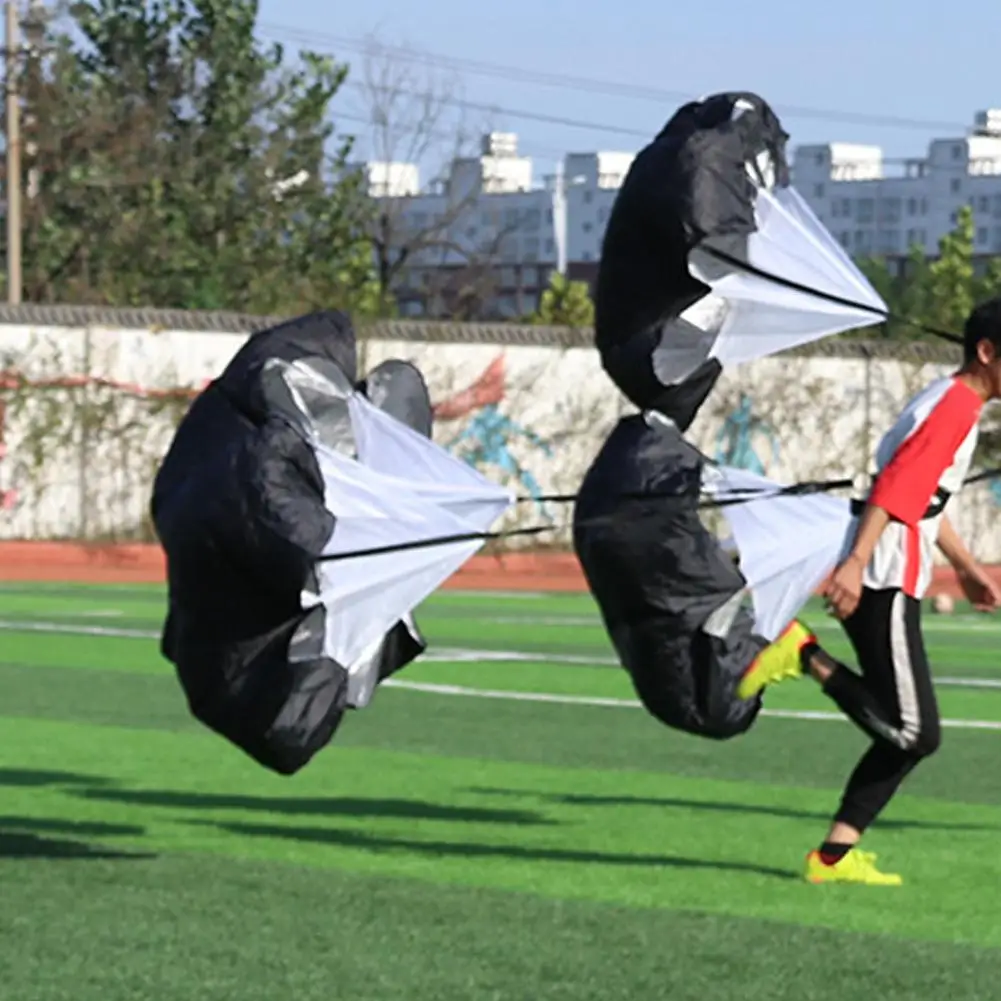 Parachute d'entraînement de vitesse, équipement d'entraînement de vitesse, course à pied, football, fitness fongique, accessoires d'entraînement, Z4U8