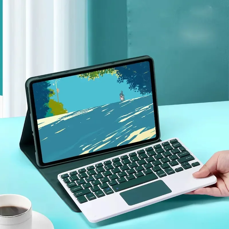 Fotografia 7: Capa de Teclado Retroiluminada para Honor Pad V9, Capa de Teclado para Honor Pad V9 11.5 polegadas ROL-W00 ROL-W10, Capa para Tablet Teclado Funda