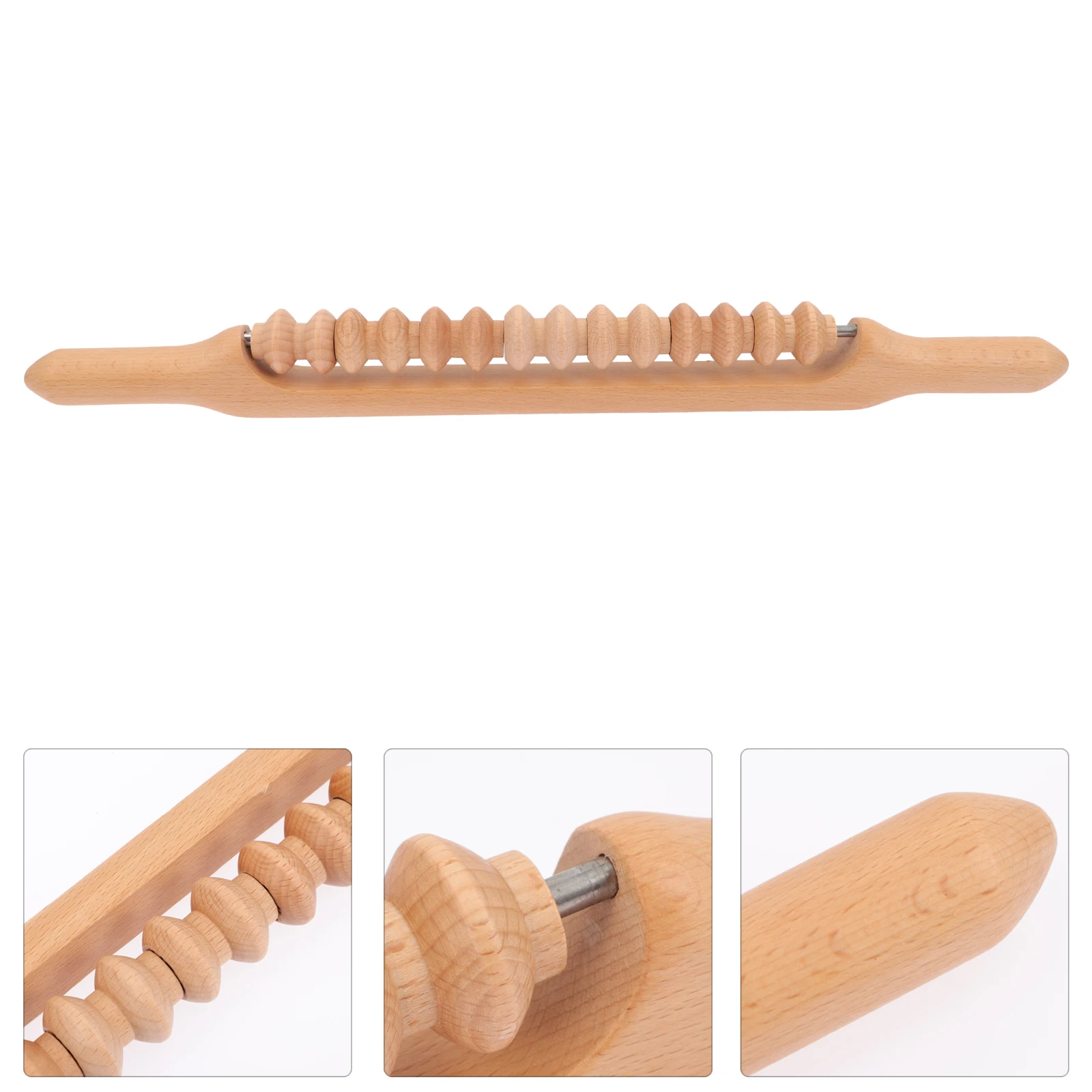 

Wooden Massage Stick Rolling Rod for Feet Body Gua Sha Massager Scraping Tool Portable Home Salon Use Durable Long Lasting