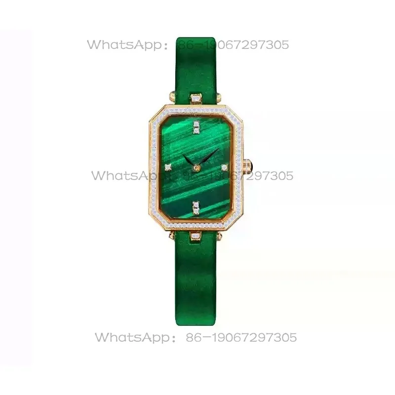 T131 women's business light luxury retro leather quartz sugar cube watch