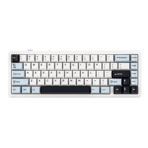 EPOMAKER x AULA F65 65% diseño intercambiable en caliente montado en junta con cable tipo C/Bluetooth/2,4G teclado mecánico inalámbrico para Mac/Win