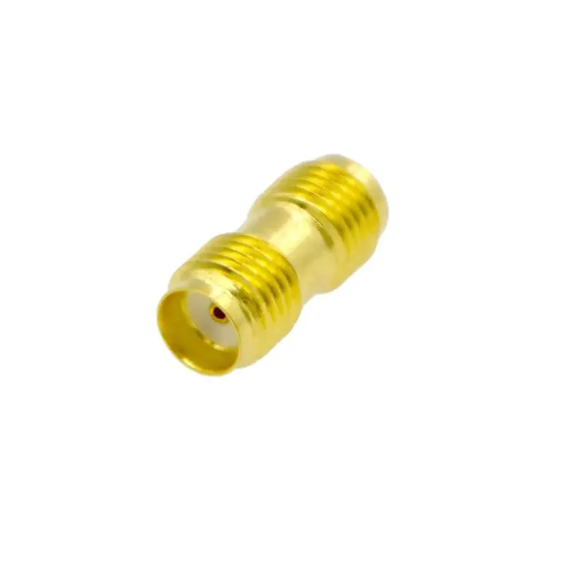 100PCS SMA Direct RF Coaxial Connector Female To Female Internal Thread Internal hole Copper Antenna Base Wholesale