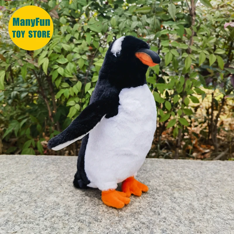 

Реалистичный пингвин Gentoo, высококачественный пингвин, плюшевый пингвин, плюшевые игрушки, реалистичные мягкие игрушки, имитация куклы, кавайная игрушка