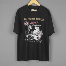 D.R.I. T-Shirt DRI Dirty Rotten Imbeciles Crossover Thrash Hardcore Punk Band Cryptic Slaughter Cotton Short Sleeves Men's Shirt