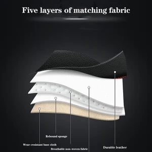 Universal Leather Car Seat Cover for Toyota Corolla Hilux Yaris Auris Camry VW Golf 7 Passat B5, Auto Auto Pillow Styling Accessories 12 Main Sales Hilux Bank Cover - №6