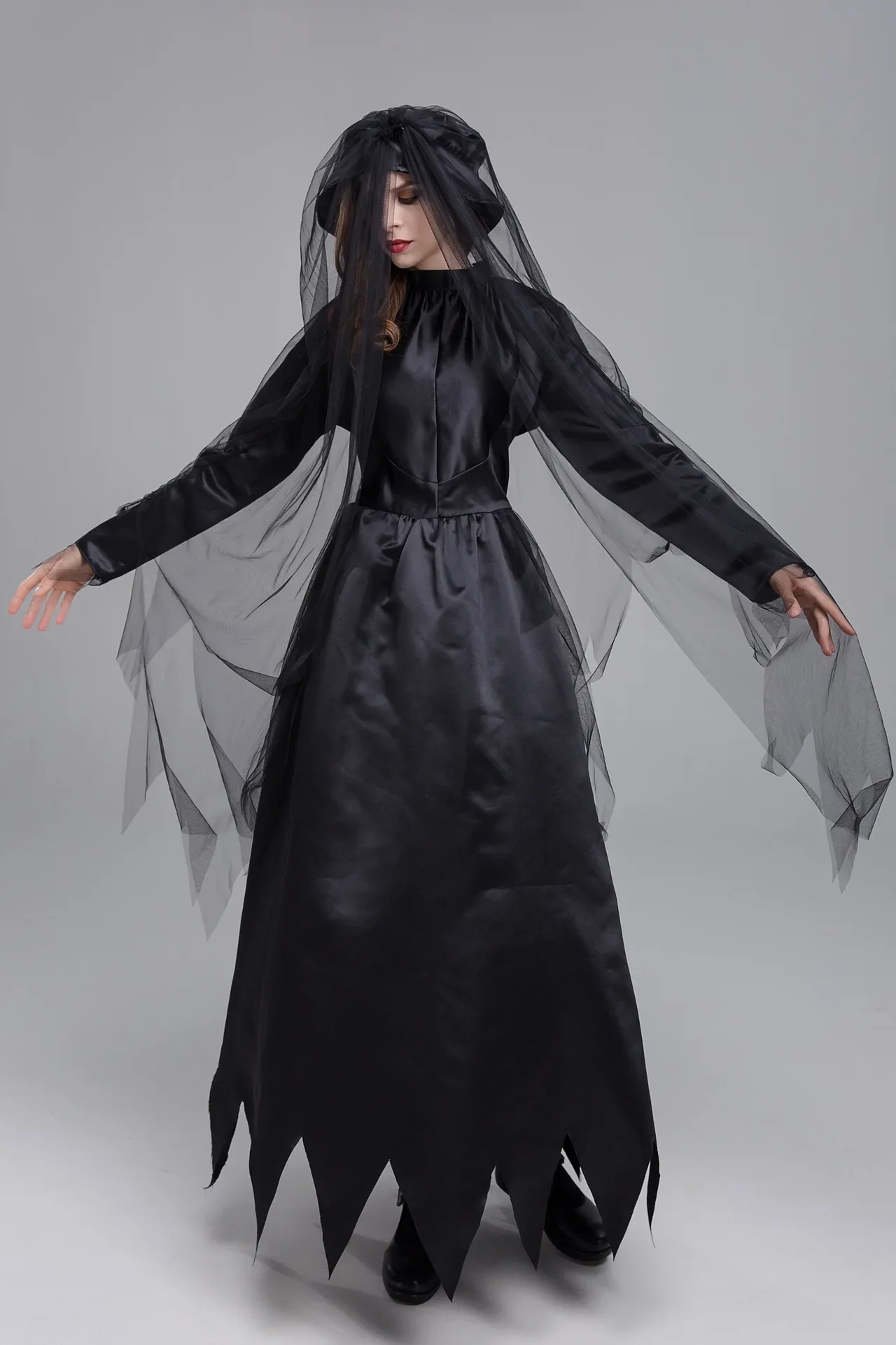 Costume de Zombie d'Horreur Spirituel pour Femme, Déguisement de Vampire, de Scène, de Bar, de ixd'Halloween, Nouvelle Collection