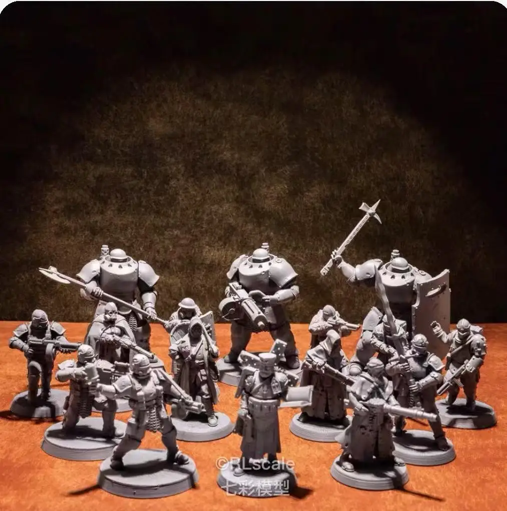 

Trench Crusade - New Antioch Warband, Miniature, Figure, HD 3D Printed Resin Model, Proxy Wargame