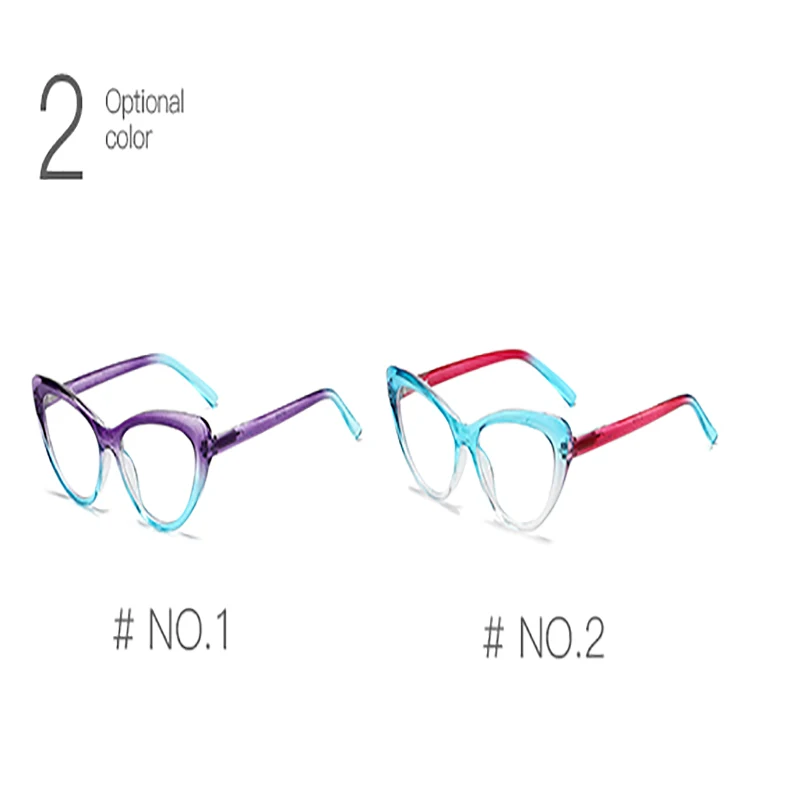 2024 Schmetterling Presbyopie Frauen Brille lila grün Katzenauge Lesebrille Rahmen blaues Licht blockierende Lesebrille für Männer – Detail 7