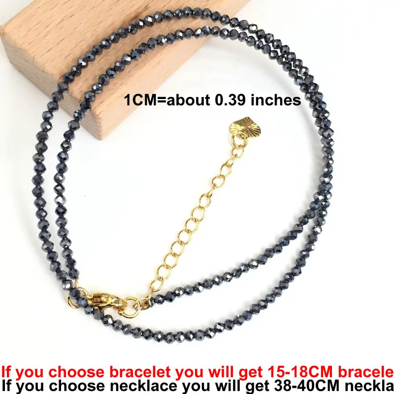 Facettierte Edelsteine 2-3mm Perlen Halskette Armband Kristall Quarz Achat Labradorit Amazon Choker Herren Damen Schmuck Party Geschenk – Detail 35