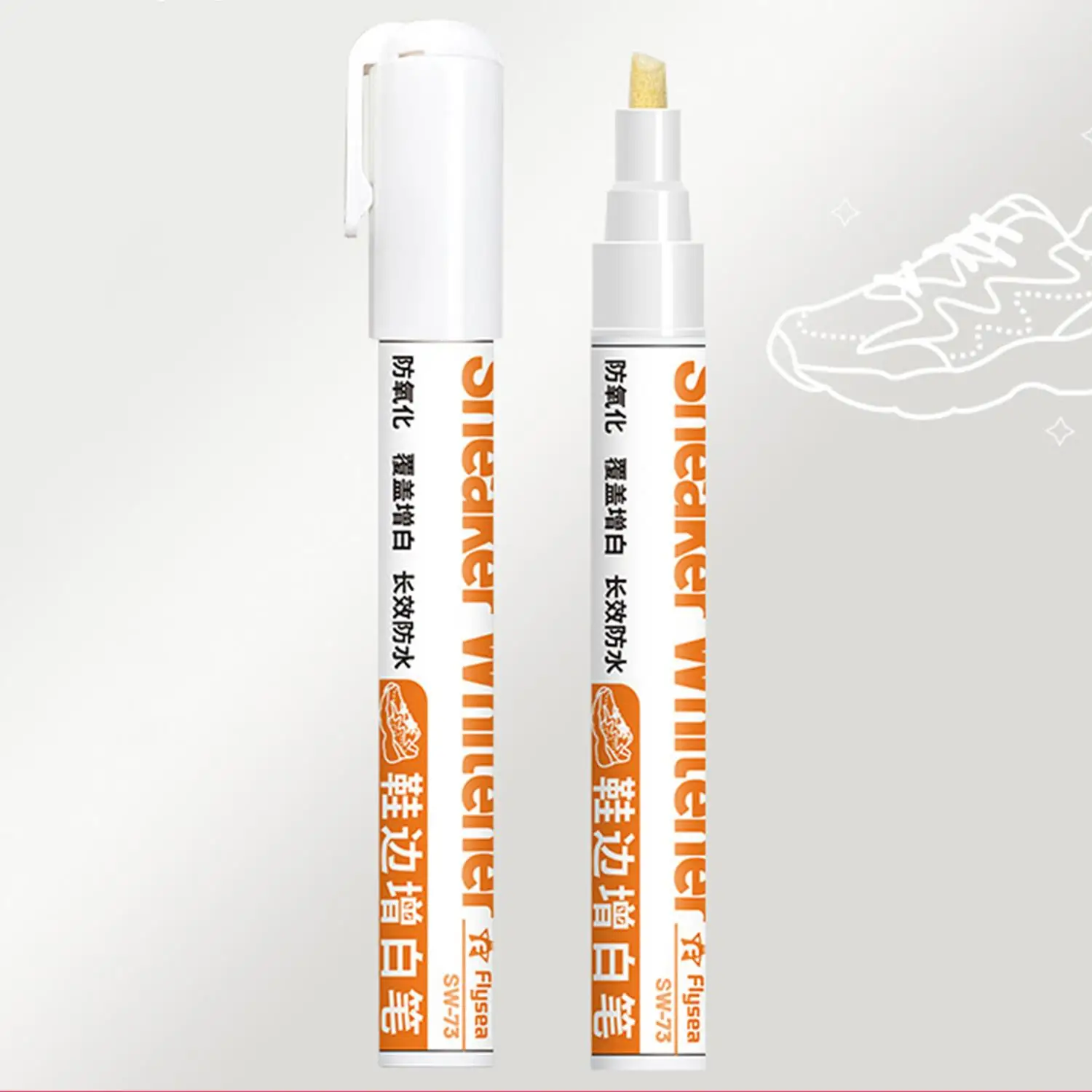 

Антиокислительная ручка для удаления пятен в обуви, водонепроницаемые кроссовки, ремонт, дополнительный цвет, белый, желтый, отбеливание обуви, чистка