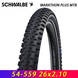 SCHWALBE Original 26x2.10 MARATHON PLUS MTB Black-Reflex Wired Bicycle Tire for E-Bike Off-Road MTB Bike Cycling Parts