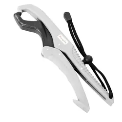 Fish Lip Gripper 6 Inch ABS White Plastic Lip Grip With Adjustable Rope Fishing Pliers Floating Controller Fishing Tools Tackles