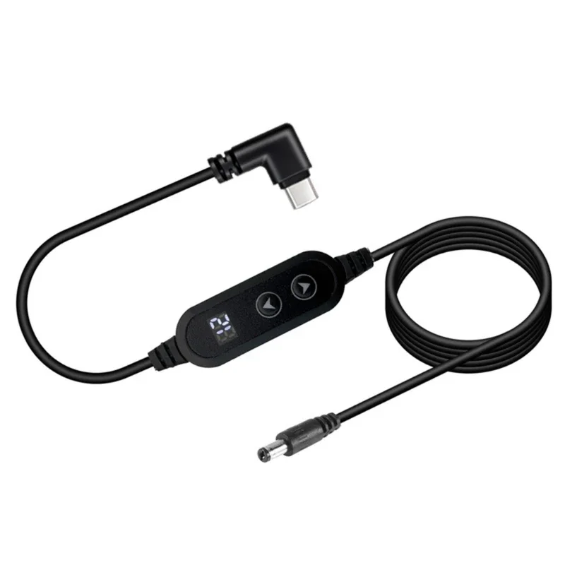 N2UB Flexible Power Cable 100W USB C Delivery Type C And DC5.5 Cord For Devices