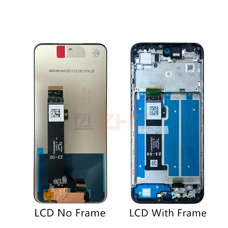 For Motorola Moto G Play 2024 LCD Display Touch Screen Digitizer Assembly With Frame For Moto G Play Gen 3 Display Replacement