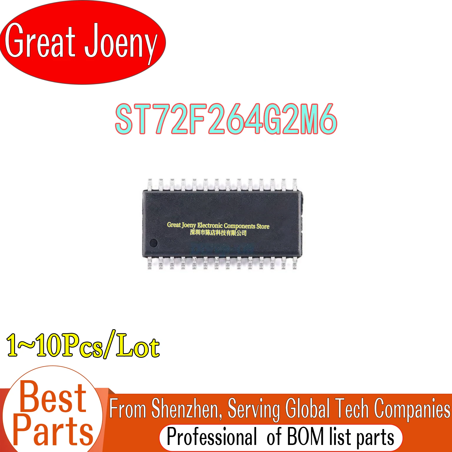 

(1-10 Piece)100% New ST72F264 ST72F264G2M6 IC MCU Chipset SOP-28
