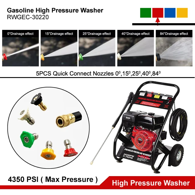 13HP Gasoline Engine High Pressure Cleaner Pump Hot Water Industrial Portable Petrol Pressure Washer Jet Cleaning Machine