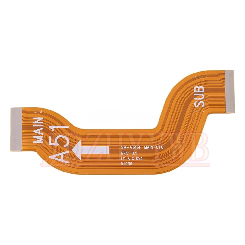 Płytka portu ładowania USB dla Samsung A51 4G A515F słuchawka głośnik dzwonek brzęczyk czujnik linii papilarnych płyta główna Flex Cable — zdjęcie produktu 6