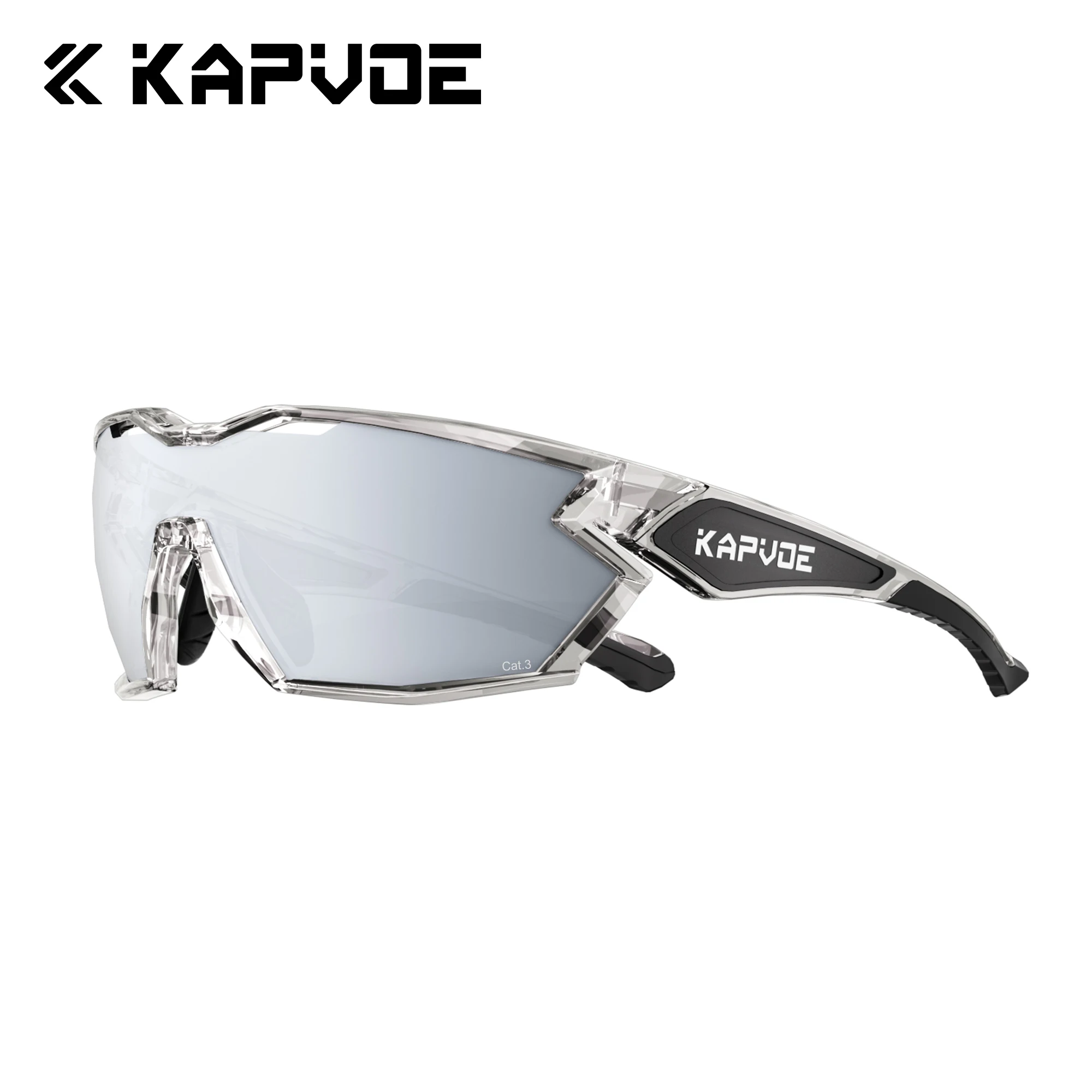 Kapvoe Neue Sonnenbrille für Radfahrer, stilvolle, lässige Sportbrille für den Außenbereich, winddichte Brille zum Fahren, Laufen und Wandern