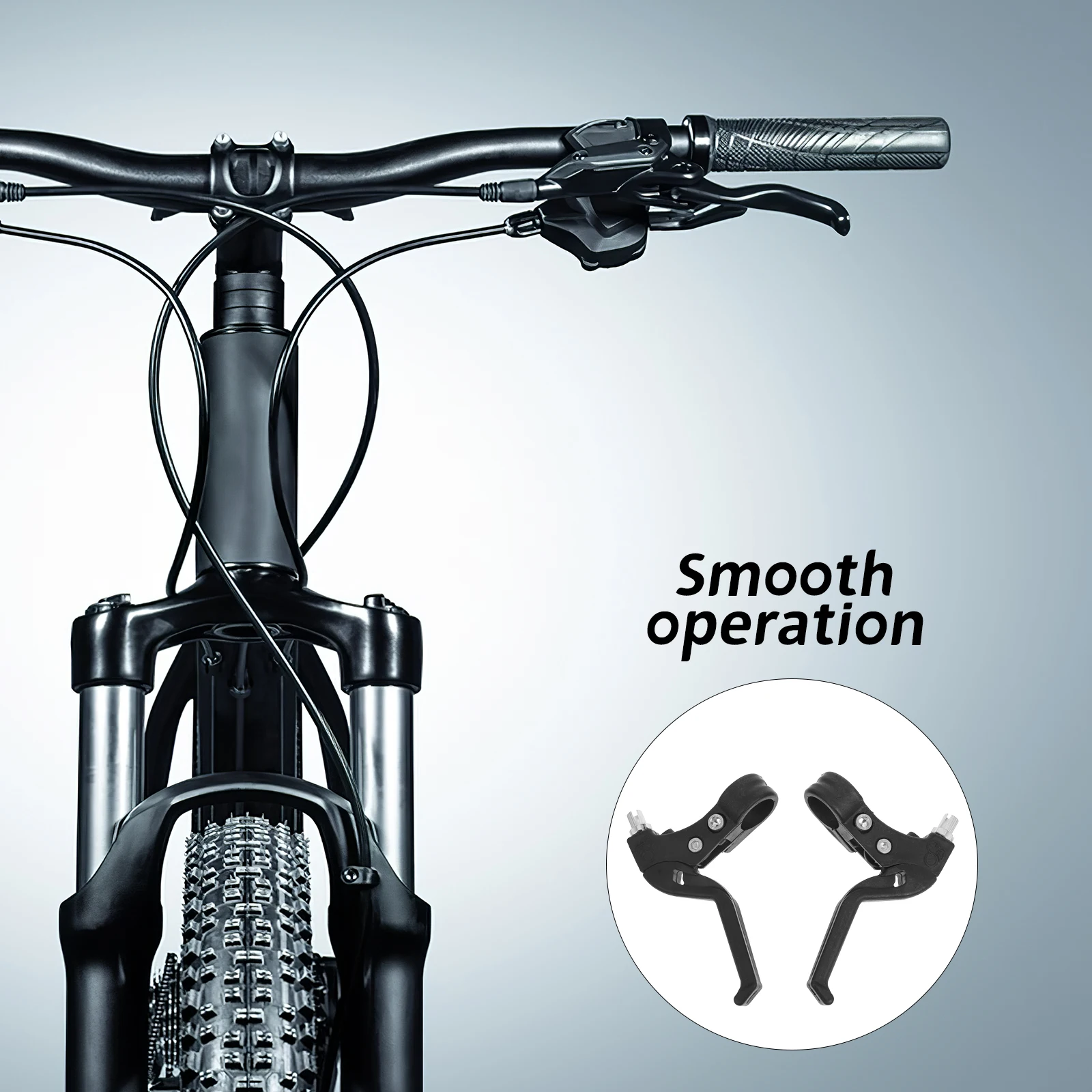 

Aluminum Alloy Bike Brake Lever Black Braking Child Universal Handles Lightweight Durable AntiRust WearResistant