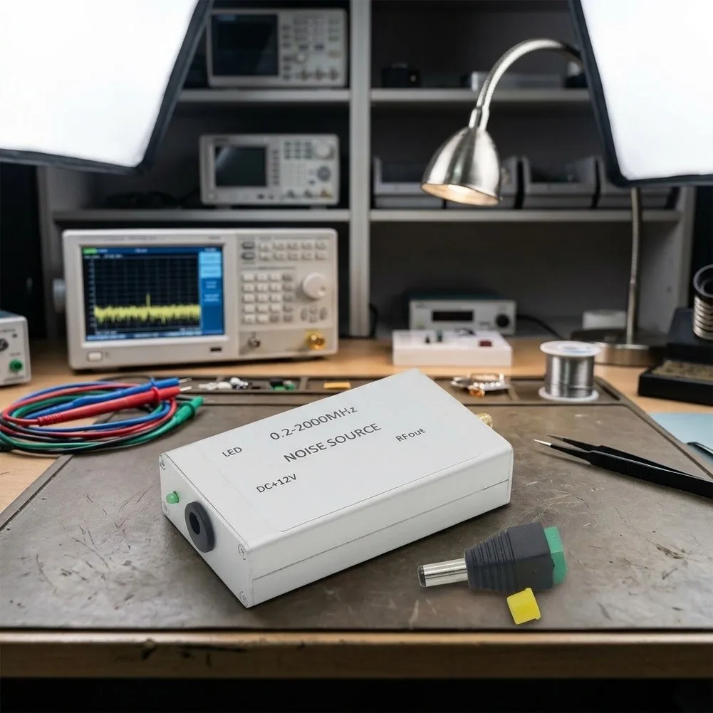 0.2-2000MHz Noise Signal Generator Simple For Spectrum Tracking For Source High Flatness RF Test Tool For Network Analyzer