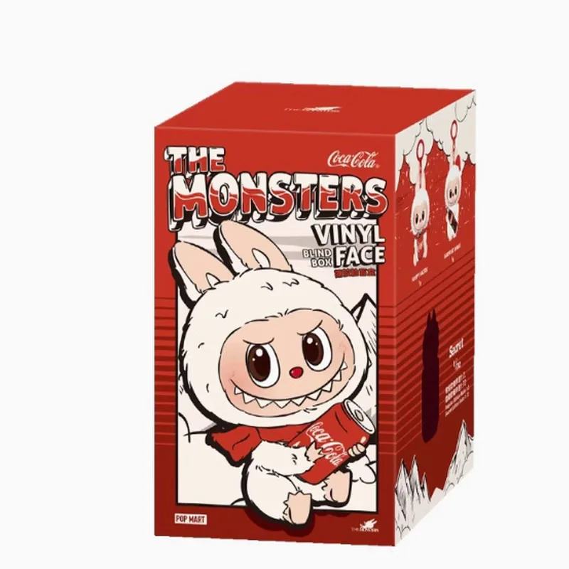 Nieuwe The Monsters V3 Coca Cola Series Mystery Box Vinyl Gezicht Pop Labubu Action Figure Sleutelhanger Hanger Leuke Decor Verrassingscadeau