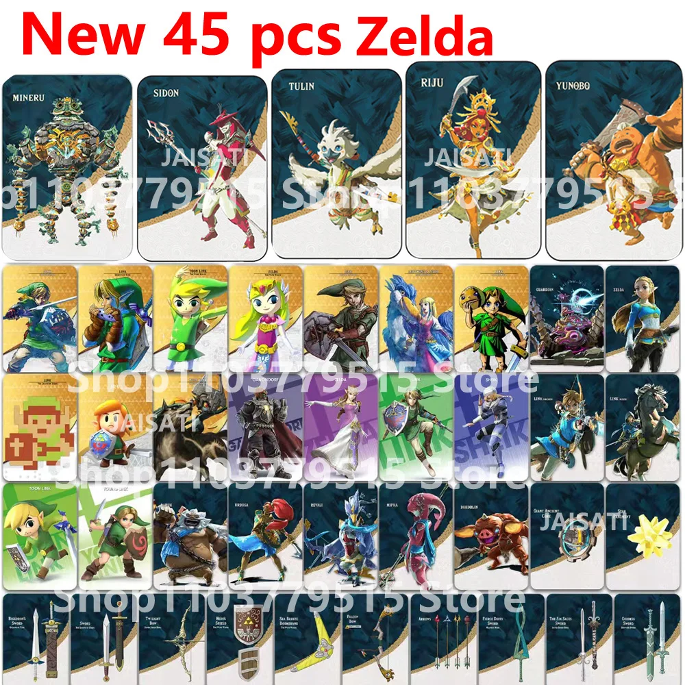 TULIN YUNOBO SIDON RIJU Zelda card Apply to Legend of Zelda Tears of the Kingdo New Paraglidin for switch