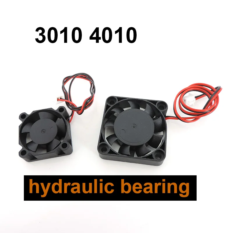 Hydraulic Bearing DC Cooling Fan 3010 4010 30x10mm 40x10mm 5V 12v 24V For  Brushless 2PIN 3cm Fan DC 5/12/24V for 3D printer L